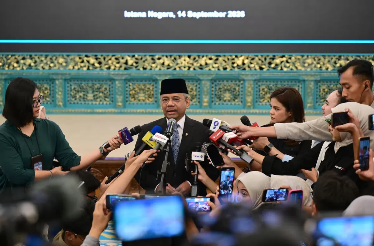 Presiden Prabowo Lantik Suahasil Nazara sebagai Menteri Keuangan.