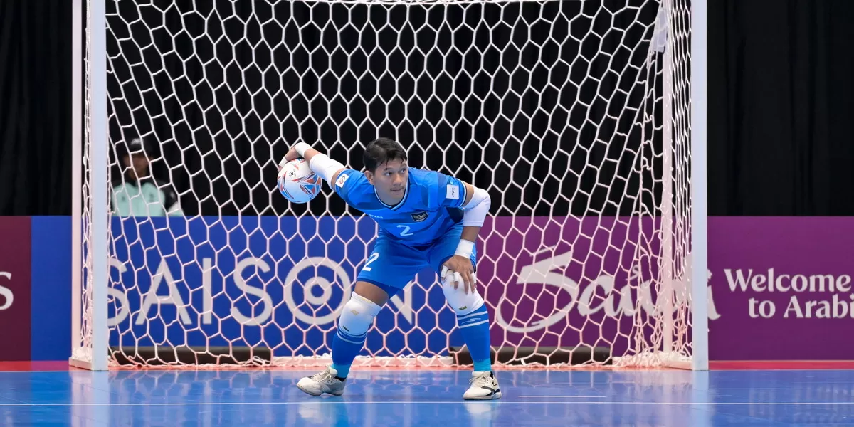 Ahmad Habiebie meraih gelar Kiper Terbaik Piala Asia Futsal 2026. (Foto: the-afc.com)