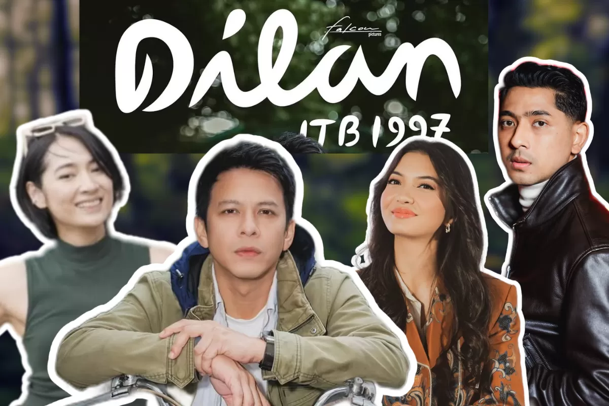 Film Dilan ITB 1997 penuh bintang, dari Ariel noah, Arya Saloka, Raline Shah, dan Niken Anjani. (Instagram Falcon Picture)