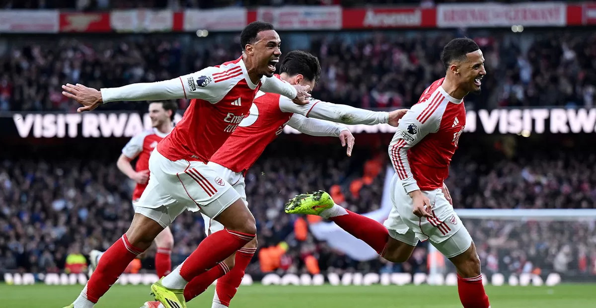 Arsenal kalahkan Chelsea 2-1 di Derby London dan kukuh di puncak klasemen Premier League. (Premier League)