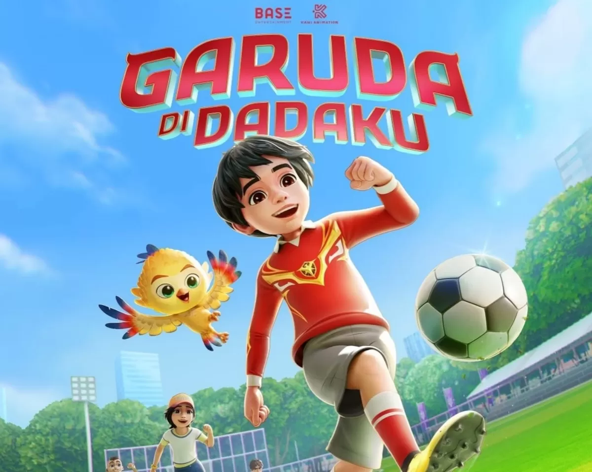 Film animasi Garuda di Dadaku akan ditayangkan pada 11 Juni 2026 bertepatan dengan dimulainya Piala Dunia.  (Instagram @moviezy)