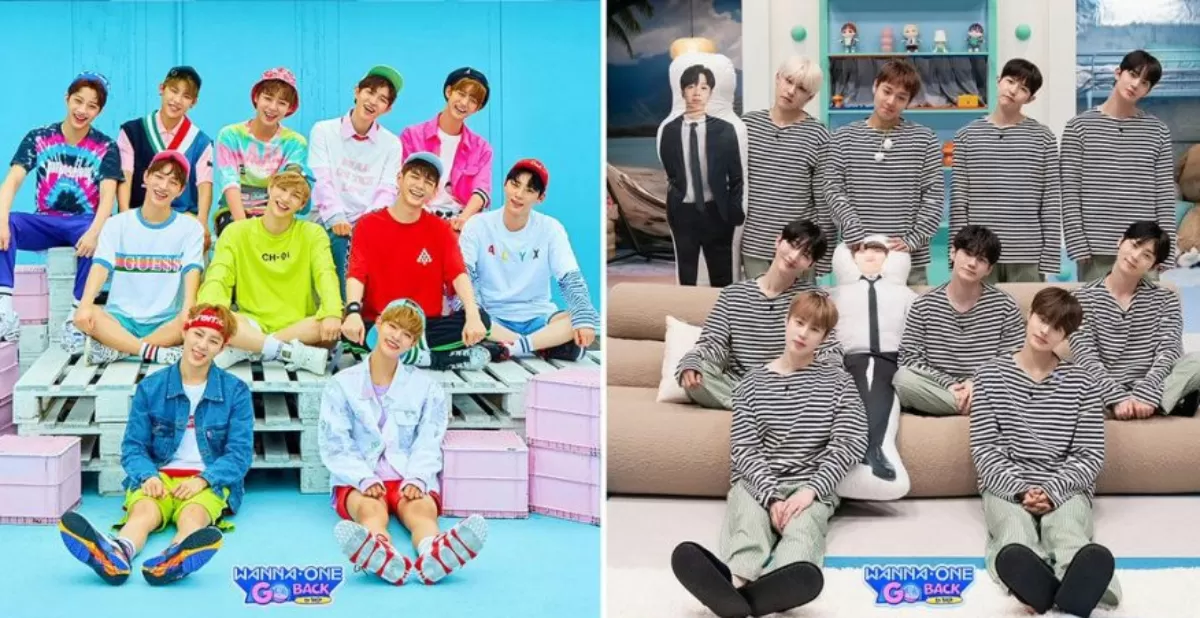 Wanna One rilis foto konsep Dulu vs Sekarang menjelang reality show reuni. (Kbizoom)