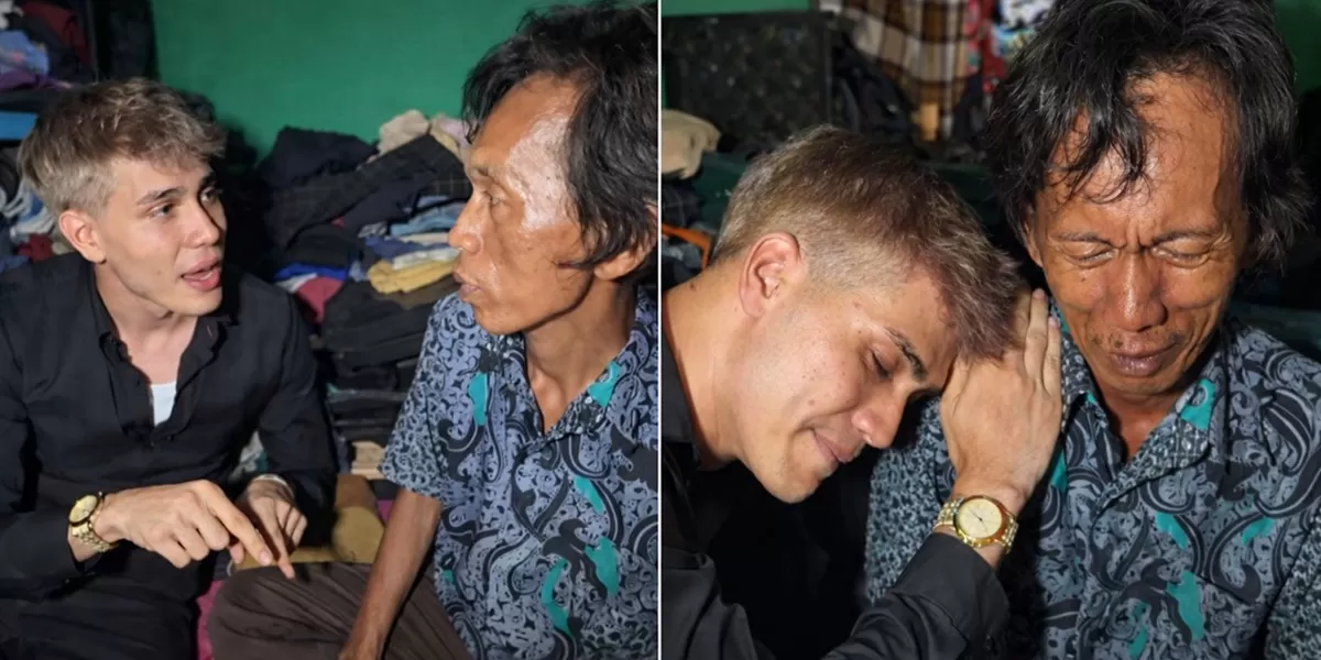 Didatangi Influencer Aisar Khaled, Penjual Es Gabus yang Sempat Dituduh Pakai Bahan Spons Ceritakan 30 Tahun Berjuang demi Keluarga. (Foto: Instagram @aisar_khaledd - INDEPENDENMEDIA.ID)
