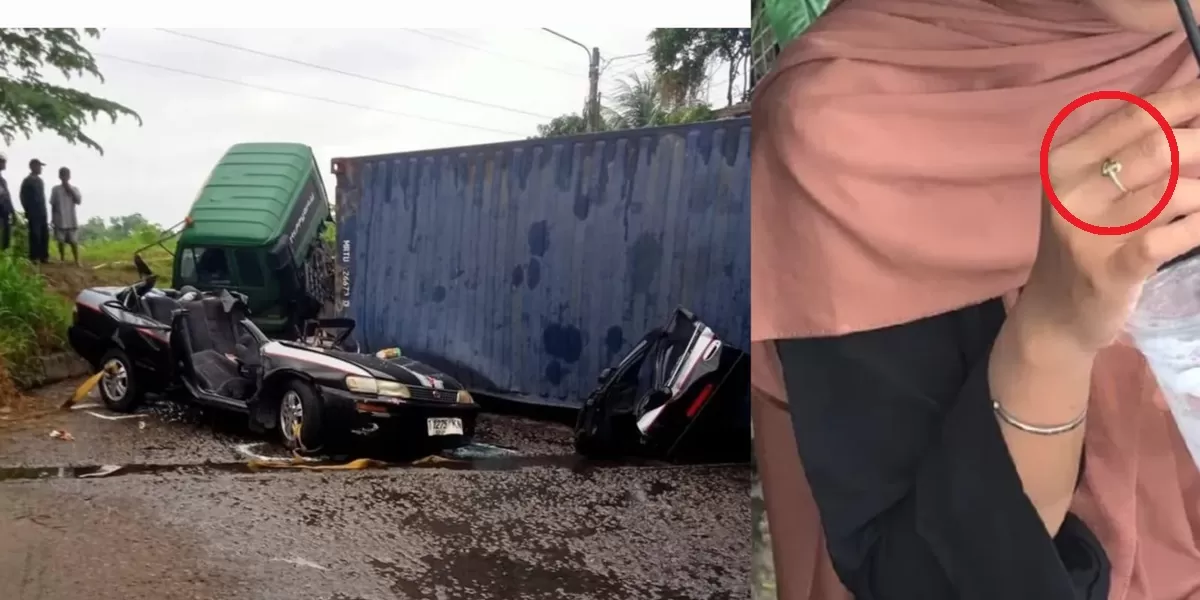 Sifa Anak Sulung Korban Truk Kontainer di Karawang Mencari Cincin Berharganya yang Hilang di Lokasi Kecelakaan: Pencapaian Waktu Jualan Sama Mama. (Foto: Kolase Instagram @info_karawang dan @nzeerav_ - INDEPENDENMEDIA.ID)