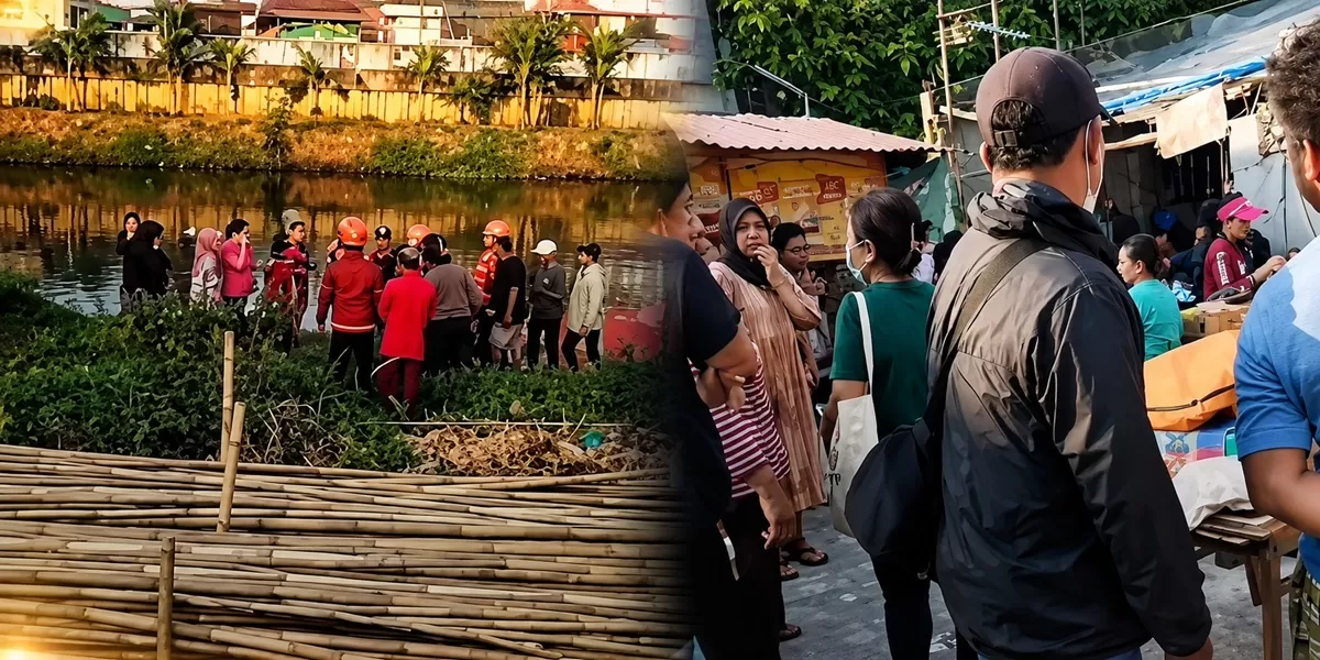 Foto : Kronologi Temuan Jasad Pemuda 19 Tahun yang Sempat Hilang Tenggelam di Arus Sungai Jakbar Usai Cekcok dengan Kekasih, Kini Ditemukan Tak Bernyawa. (Foto: Instagram @warga.jakbar - INDEPENDENMEDIA.ID)