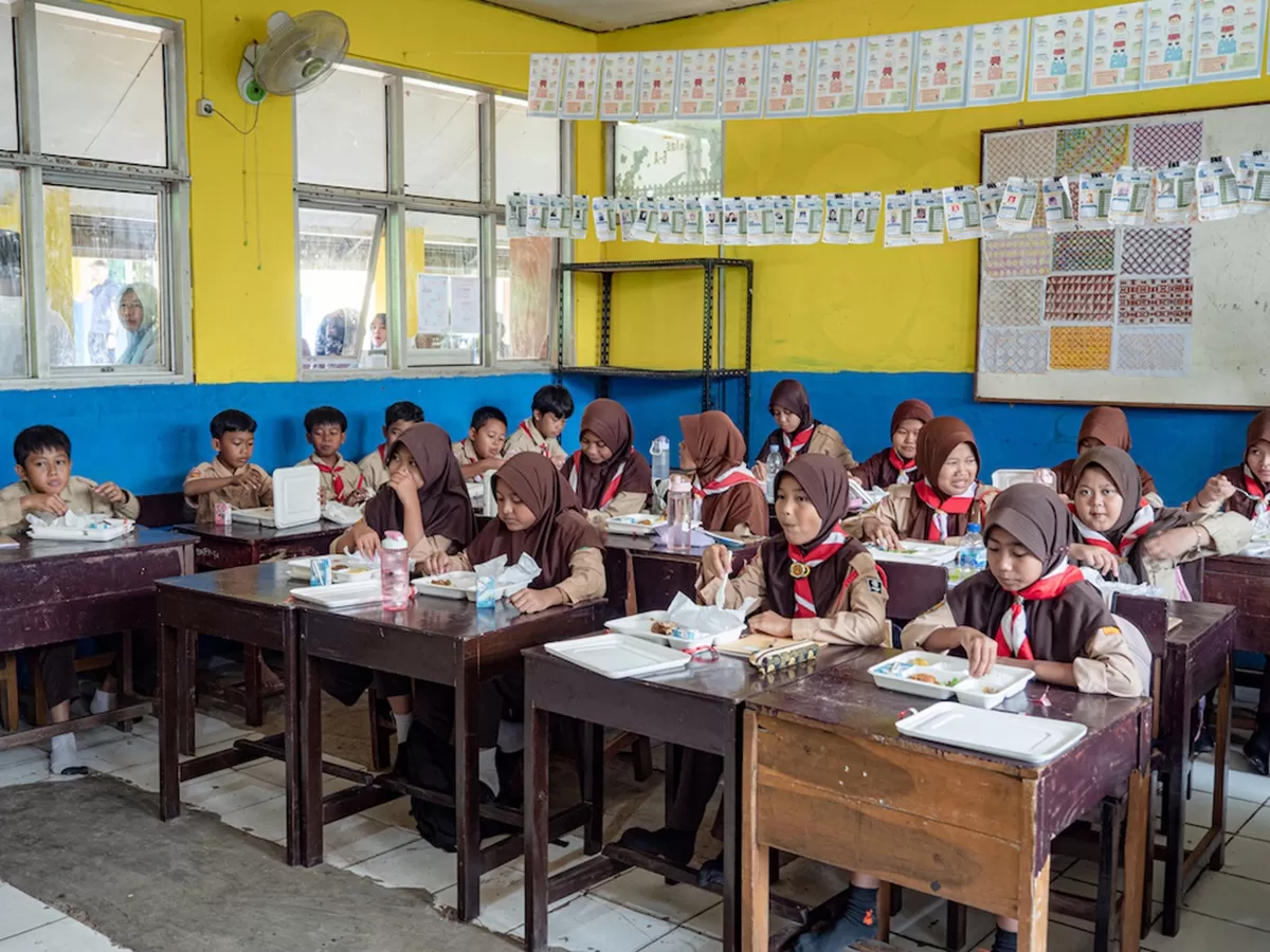 Ilustrasi. Sekolah tidak wajib menerima dan bisa menolak MBG. (jatengnetwork/dok )