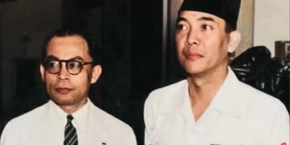 Bung Hatta dan Soekarno (Youtube Hendri Teja )