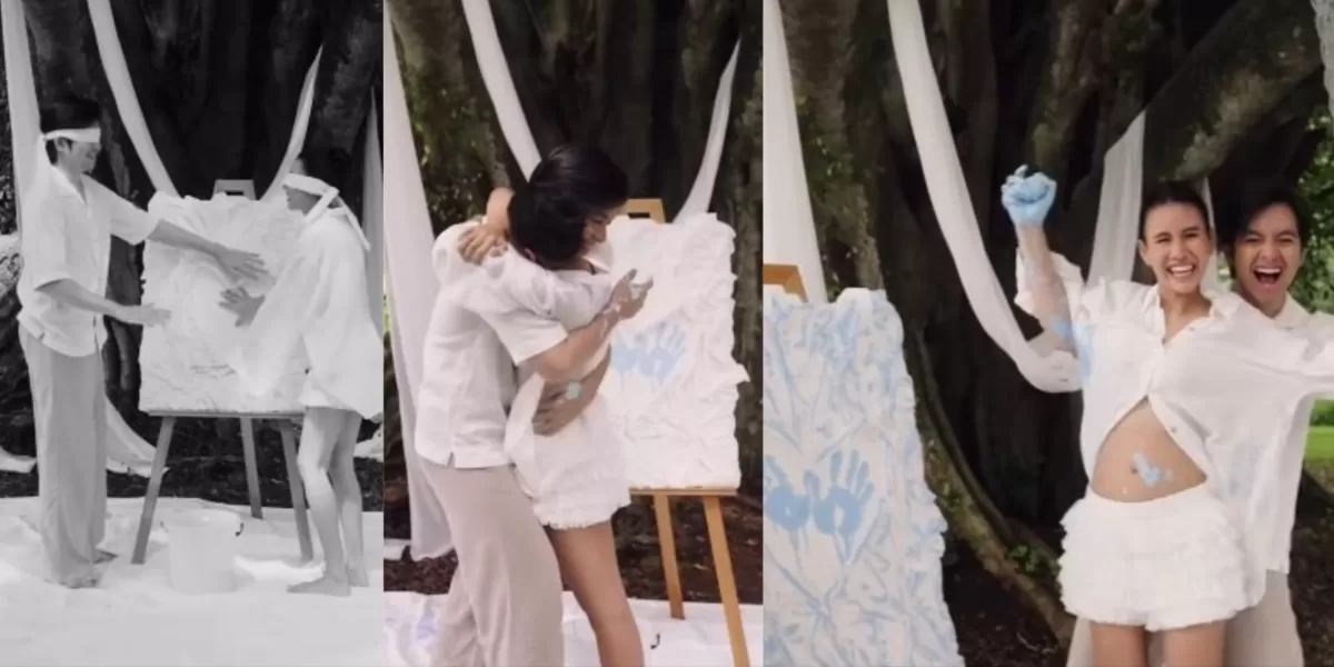 Angga dan Shenina mengumumkan jenis kelamin buah hati pertama (Instagram.com/@angga)
