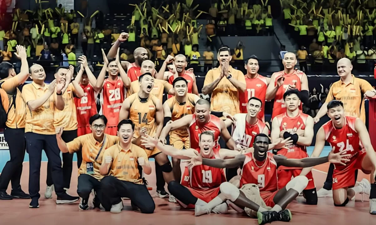 Jakarta Bhayangkara Presisi Juara AVC Mens Volleyball Champions League. (IG BhayangkaraVolley)