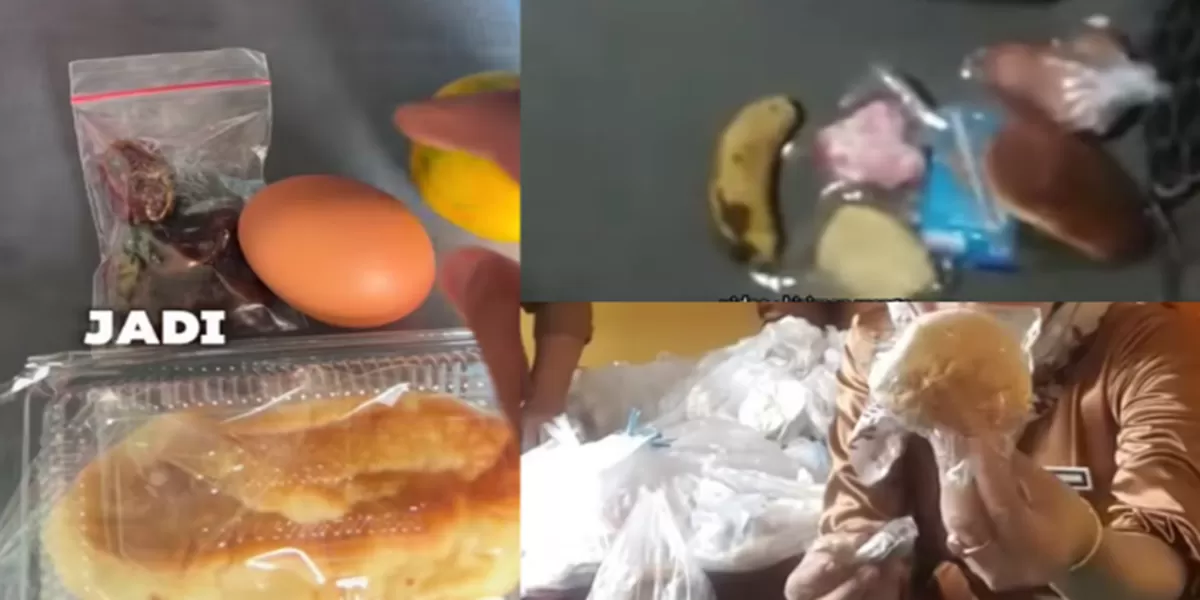 Sorotan pada menu MBG di hari pertama sekolah saat Ramadan yang tengah ramai di media sosial. (Instagram/andreli_48 - septiantono)