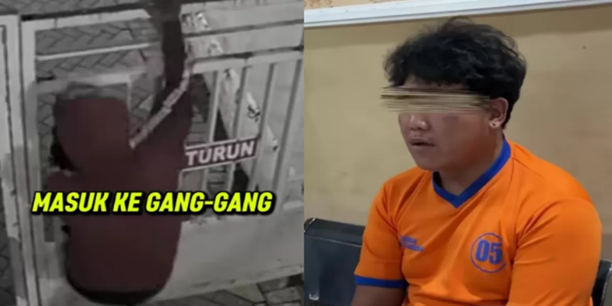 Pelaku begal di Surabaya berulang kali lakukan penjambretan. (Instagram/luthfie.daily)
