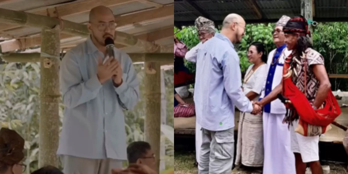 Menyoroti penuturan komika, Pandji Pragiwaksono usai menjalani sanksi adat Toraja terkait persoalan pada materi komedinya pada 2013 silam. (Instagram.com@pandji.pragiwaksono)