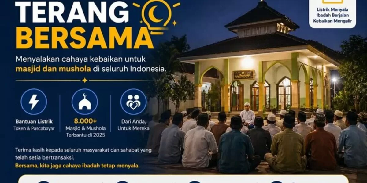 Hotelmurah.com Bantu 8.000 Masjid dan Mushola Lewat Program Terang Bersama