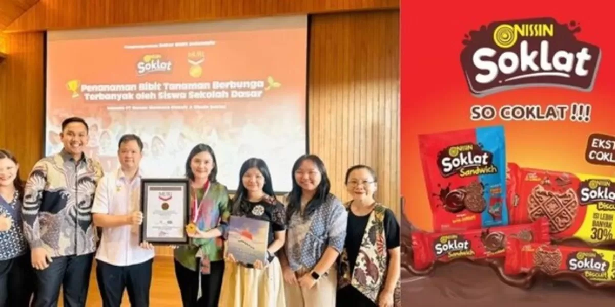 Nissin Soklat Raih Rekor MURI Lingkungan