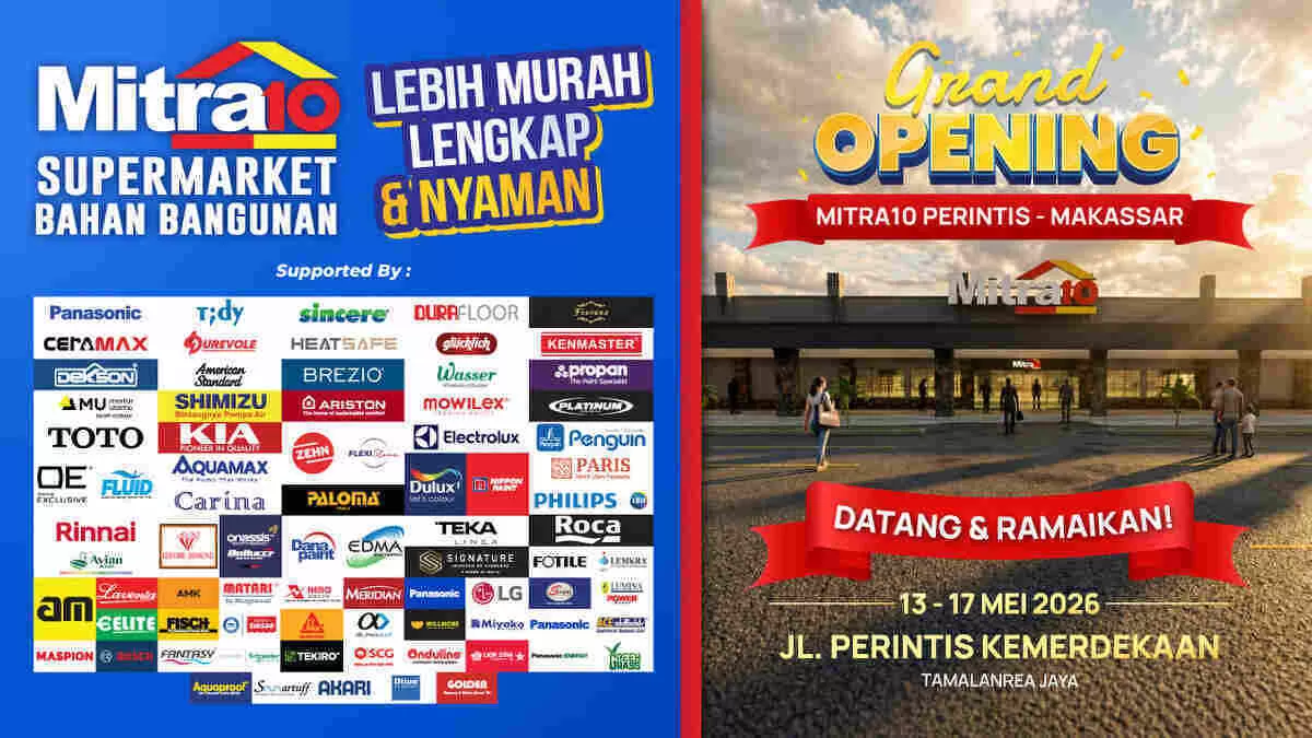 Grand Opening Mitra10 Perintis Makassar dengan Promo Menarik