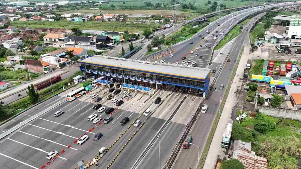 Lonjakan Kendaraan di Tol Surabaya–Gempol