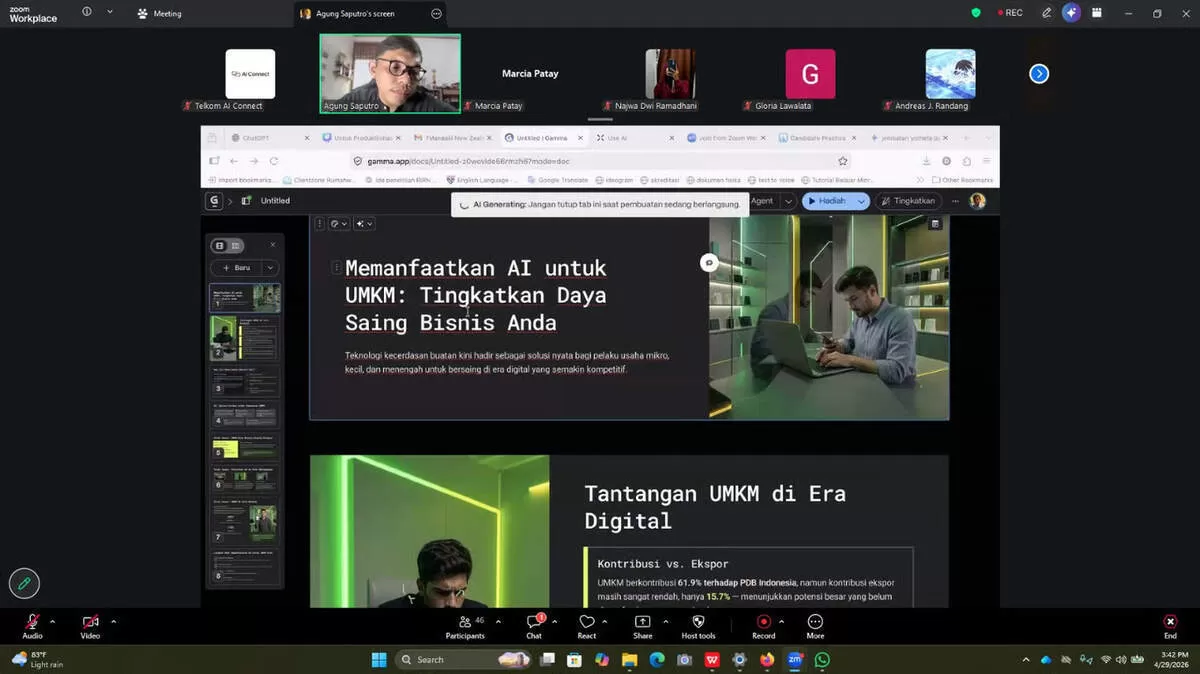 Mahasiswa Papua Ikuti AI Connect