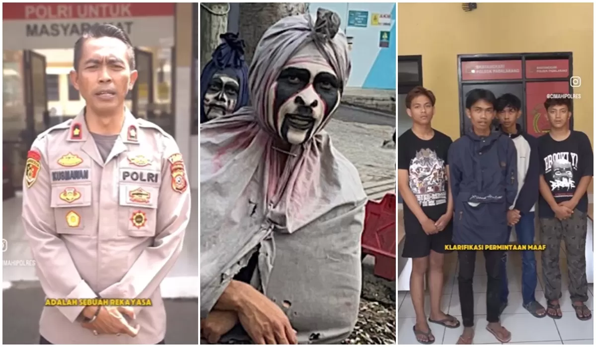 Polisi Ungkap 'Teror Pocong' di Bandung Barat Ternyata Rekayasa AI, 5 Pemuda Diamankan