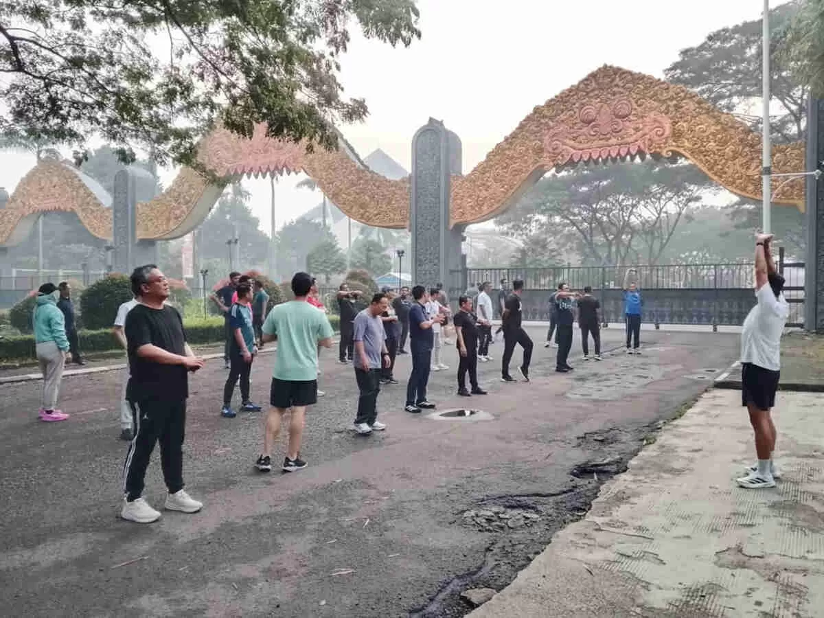 BRI Region 6 Gelar Jogging Bersama