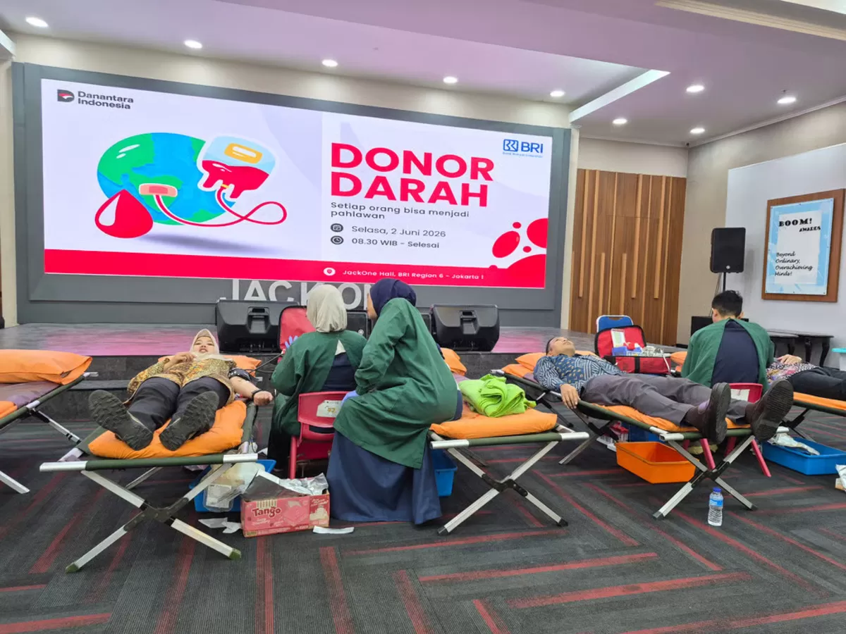 BRI Region 6 dan Unit Kerja Gelar Donor Darah
