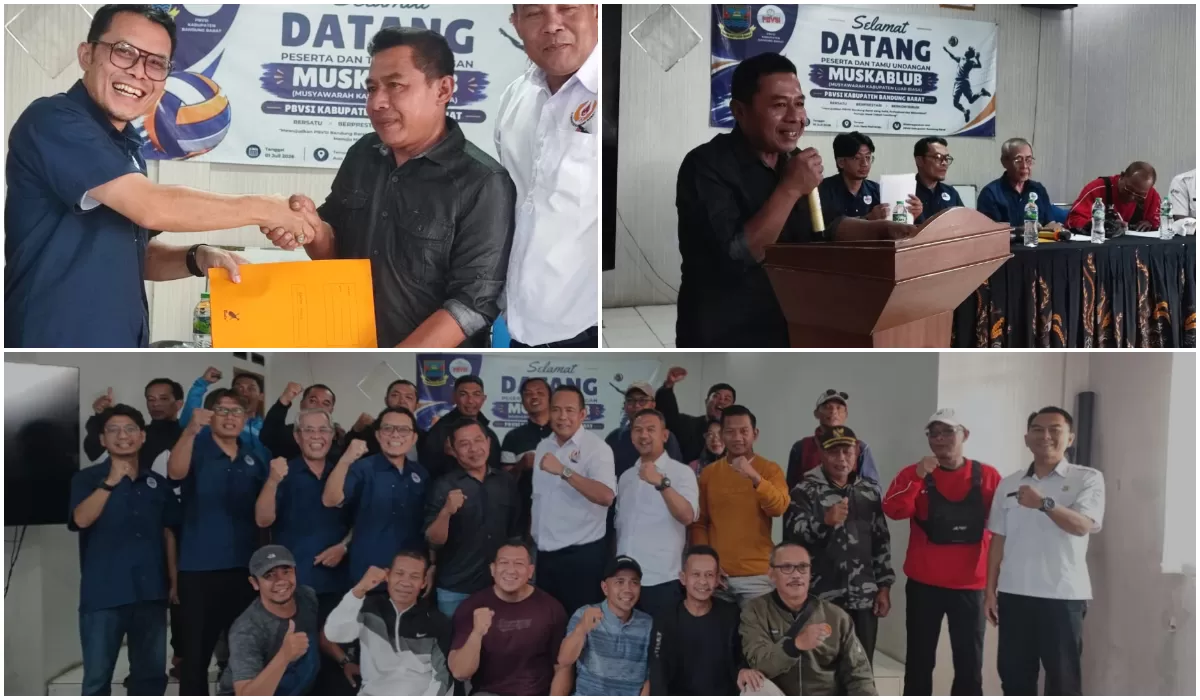 Aklamasi! Wahyudin Resmi Pimpin PBVSI Bandung Barat, Siap Benahi Organisasi dan Cetak Atlet Berprestasi