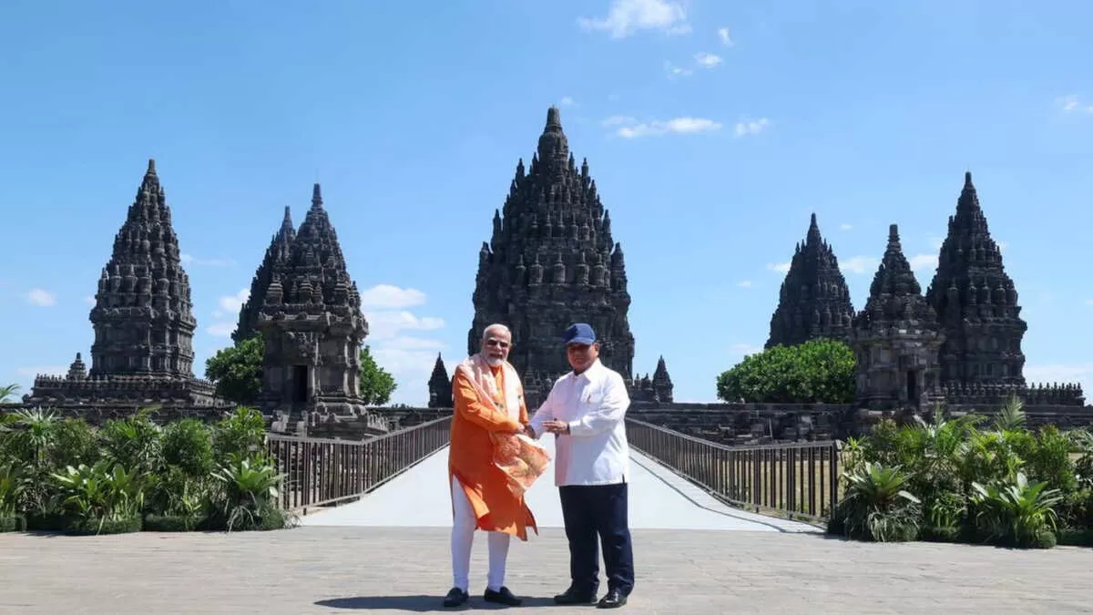 Prabowo Modi Perkuat Ikatan Budaya Prambanan