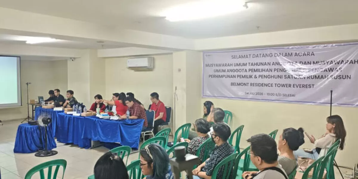 P3SRS Belmont Residence Gelar RUTA Bahas Transparansi dan Strategi Organisasi