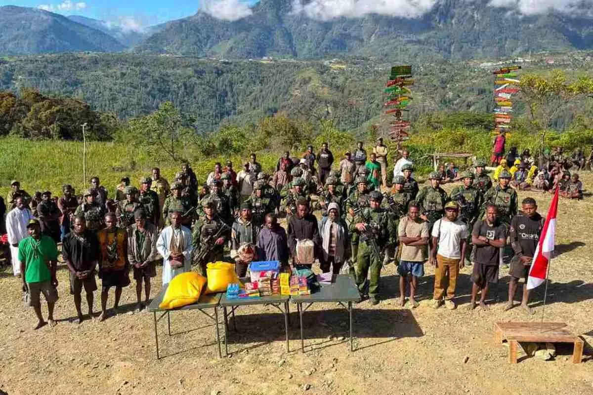 Koops Habema Amankan Lokasi TPNPB di Intan Jaya