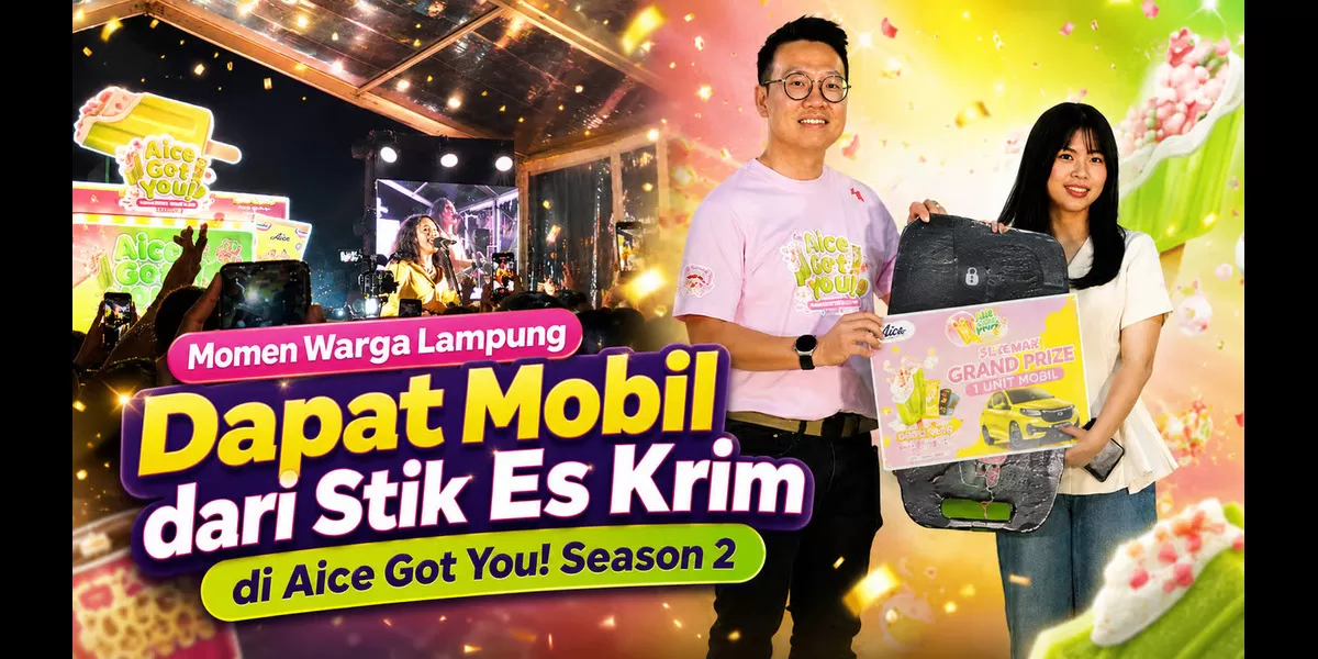 Warga Lampung Raih Mobil dari Aice