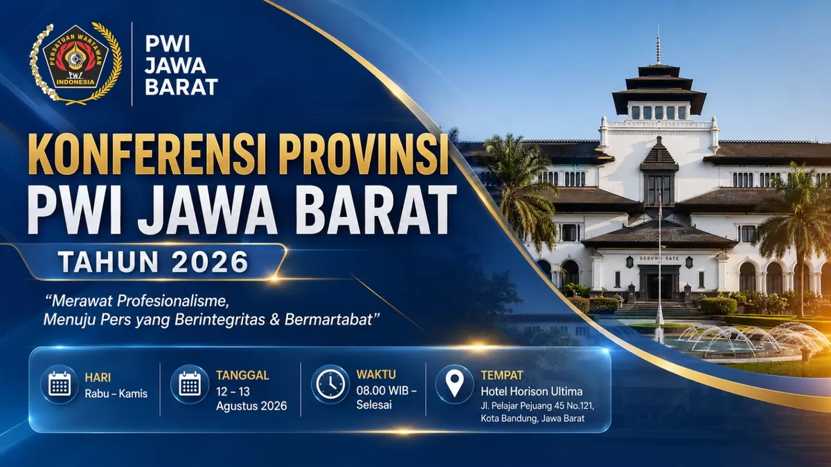 PWI Jawa Barat Matangkan Konferprov 2026, Pendaftaran Calon Ketua Dibuka 27 Juli, Anggaran Berhasil Dipangkas Lebih dari 50 Persen
