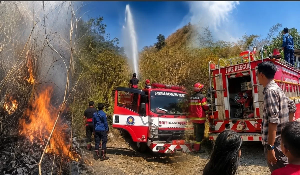 Update Darurat Kemarau! Dalam Sehari, Bandung Barat Dilanda 7 Kebakaran dan 2 Aksi Penyelamatan