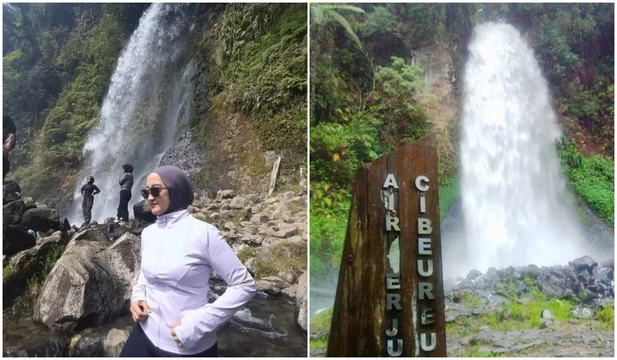 Ini Dia Kesejukan di Kaki Gunung Gede, Air Terjun Cibeureum Jadi Destinasi Favorit Wisatawan di Cianjur