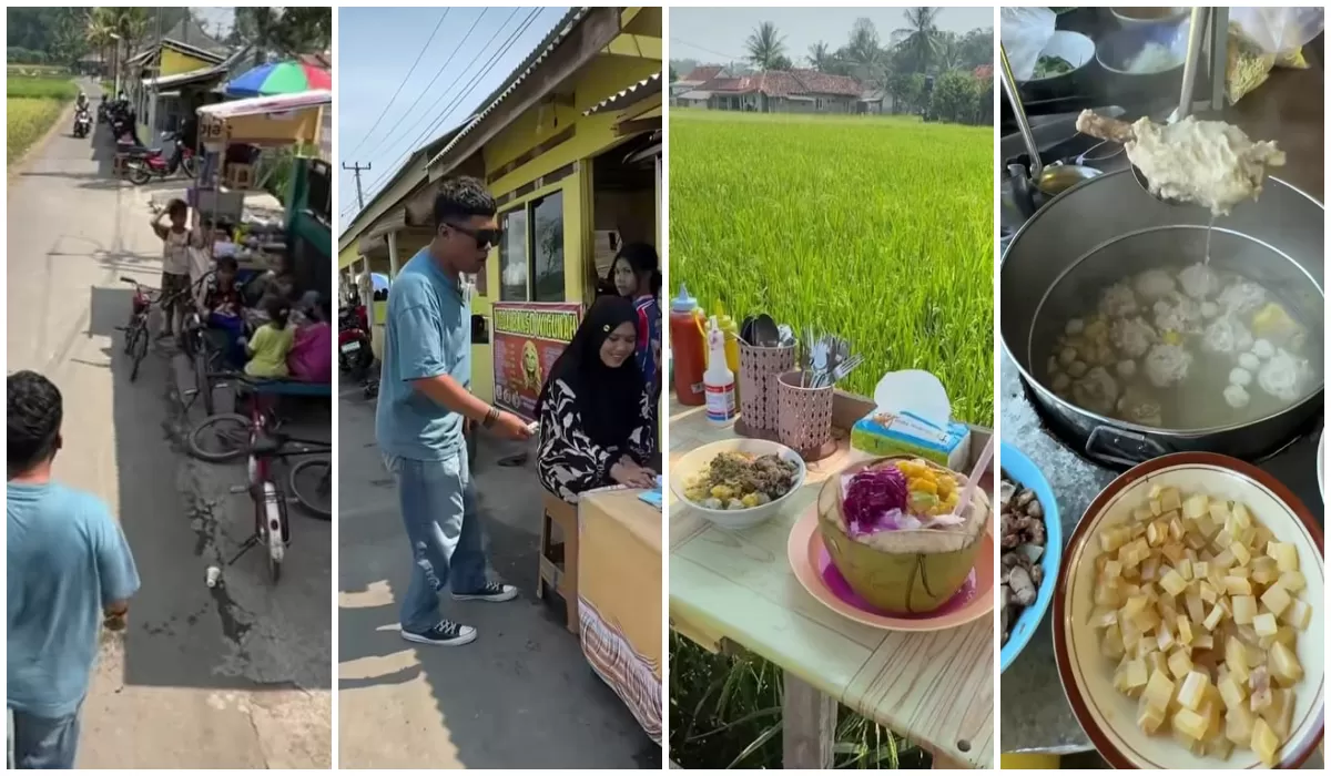Viral! Dari Sentra Anyaman ke Surga Kuliner, Bakso Wiguna dan Es Goyobod Bikin Pasir Astana Diburu Wisatawan