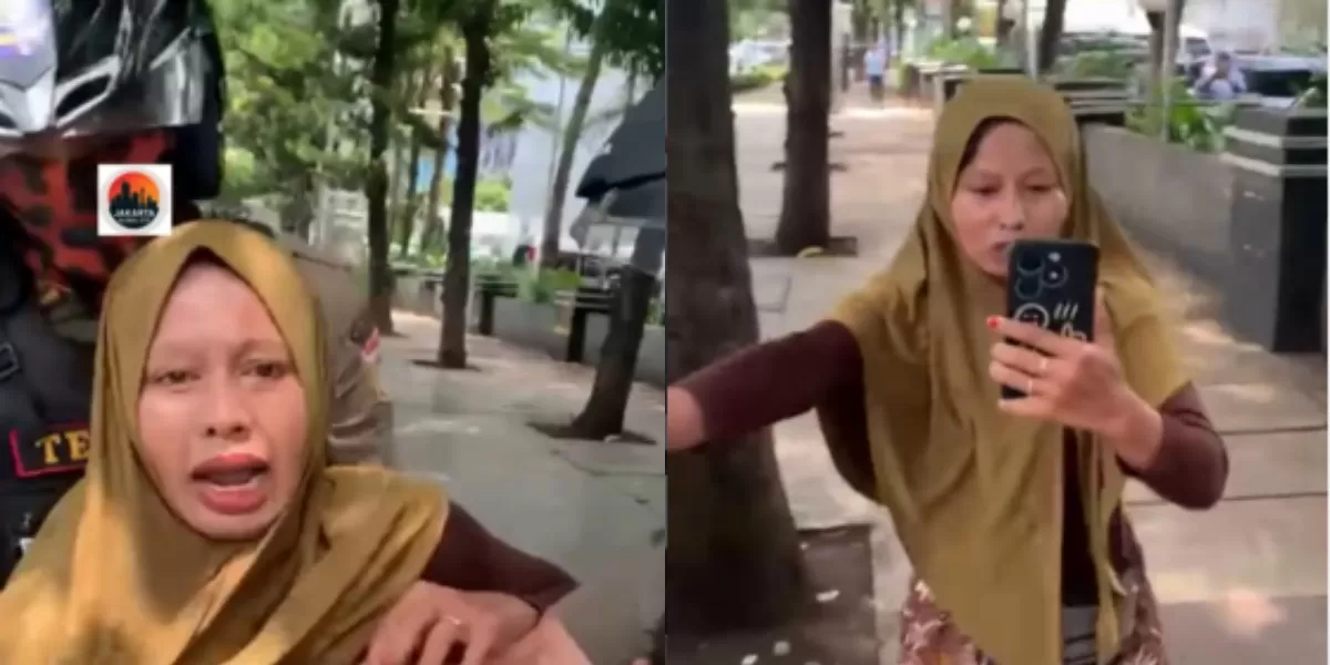 Menyoroti insiden pedagang kaki lima yang dituding mengancam petugas Satpol PP Jakarta dengan sebilah pisau saat ditertibkan. (Instagram.com/@pram.doel)