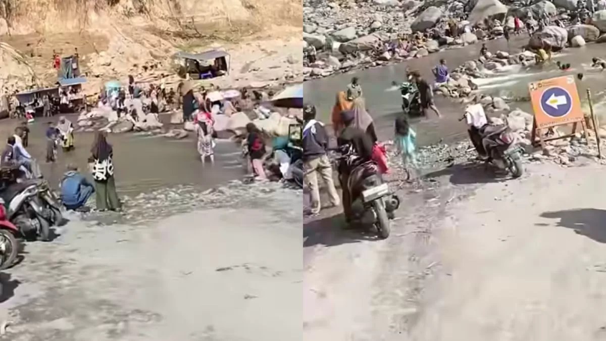 Sungai di Bener Meriah kini jadi lokasi wisata baru warga sekitar. (Instagram/explore_gayo)
