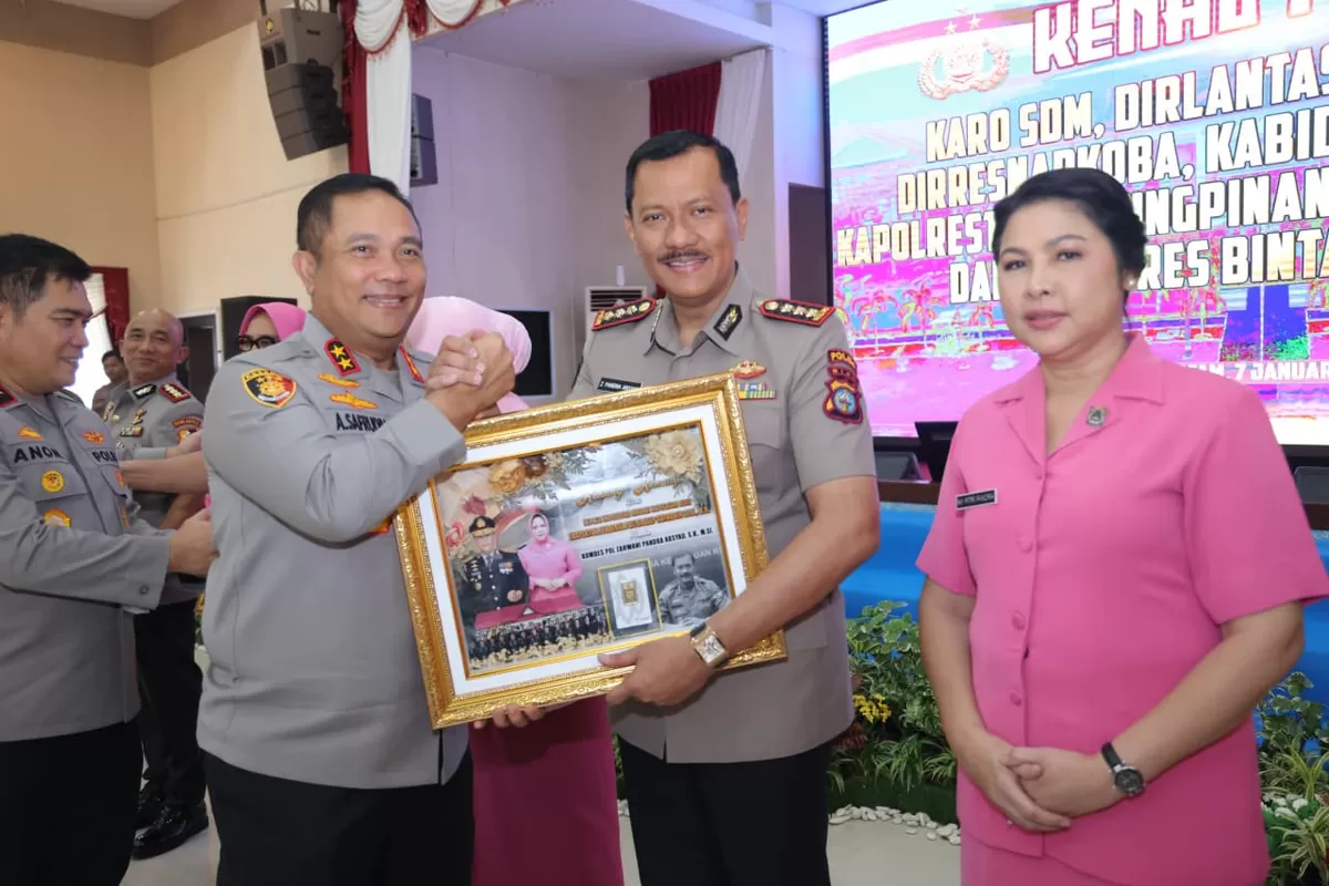 Polda Kepri gelar kenal pamit pejabat utama. (f: Ist)