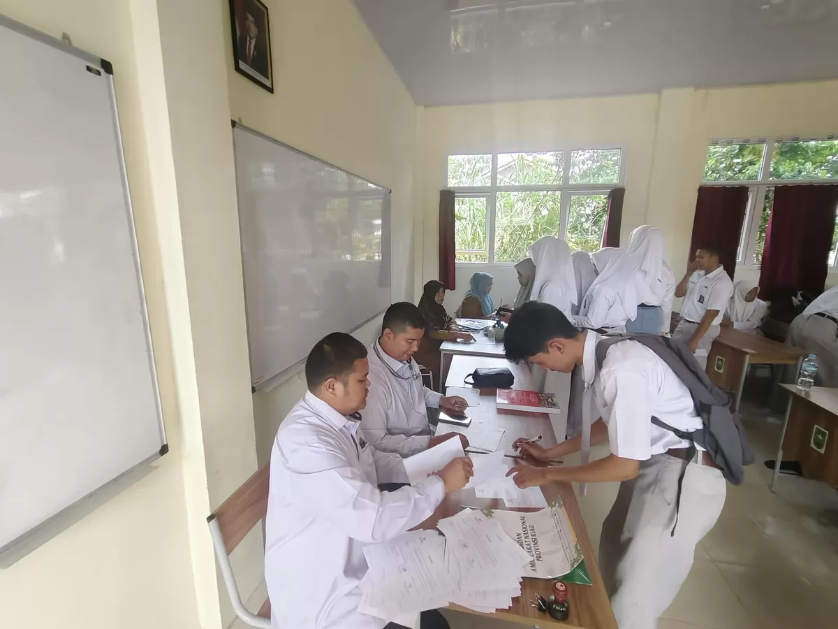 Ilustrasi siswa di Riau. (f: int)