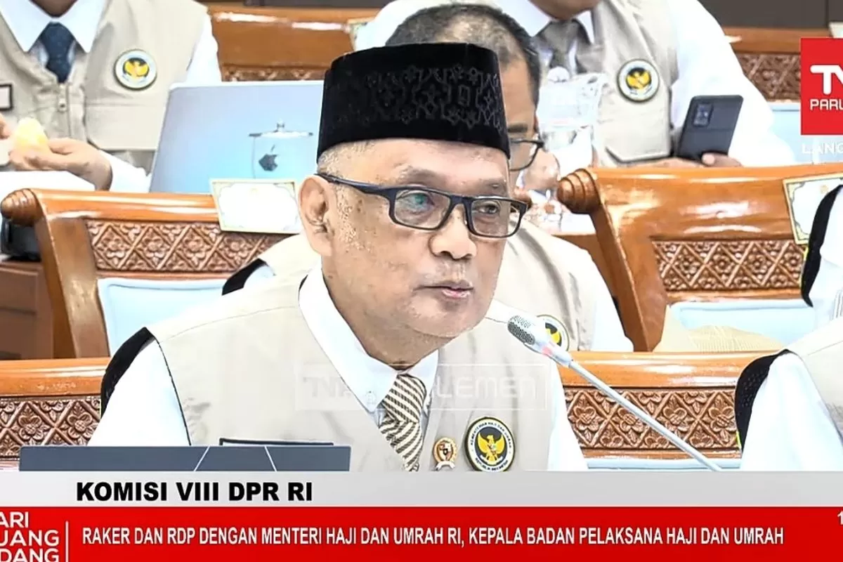 Menteri Haji dan Umrah, Mochammad Irfan Yusuf. (f: kompas.com)