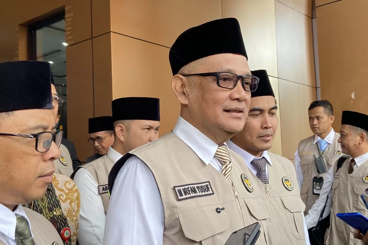 Menteri Haji dan Umrah (Menhaj) RI, Mochamad Irfan Yusuf. (f: kompas.com)