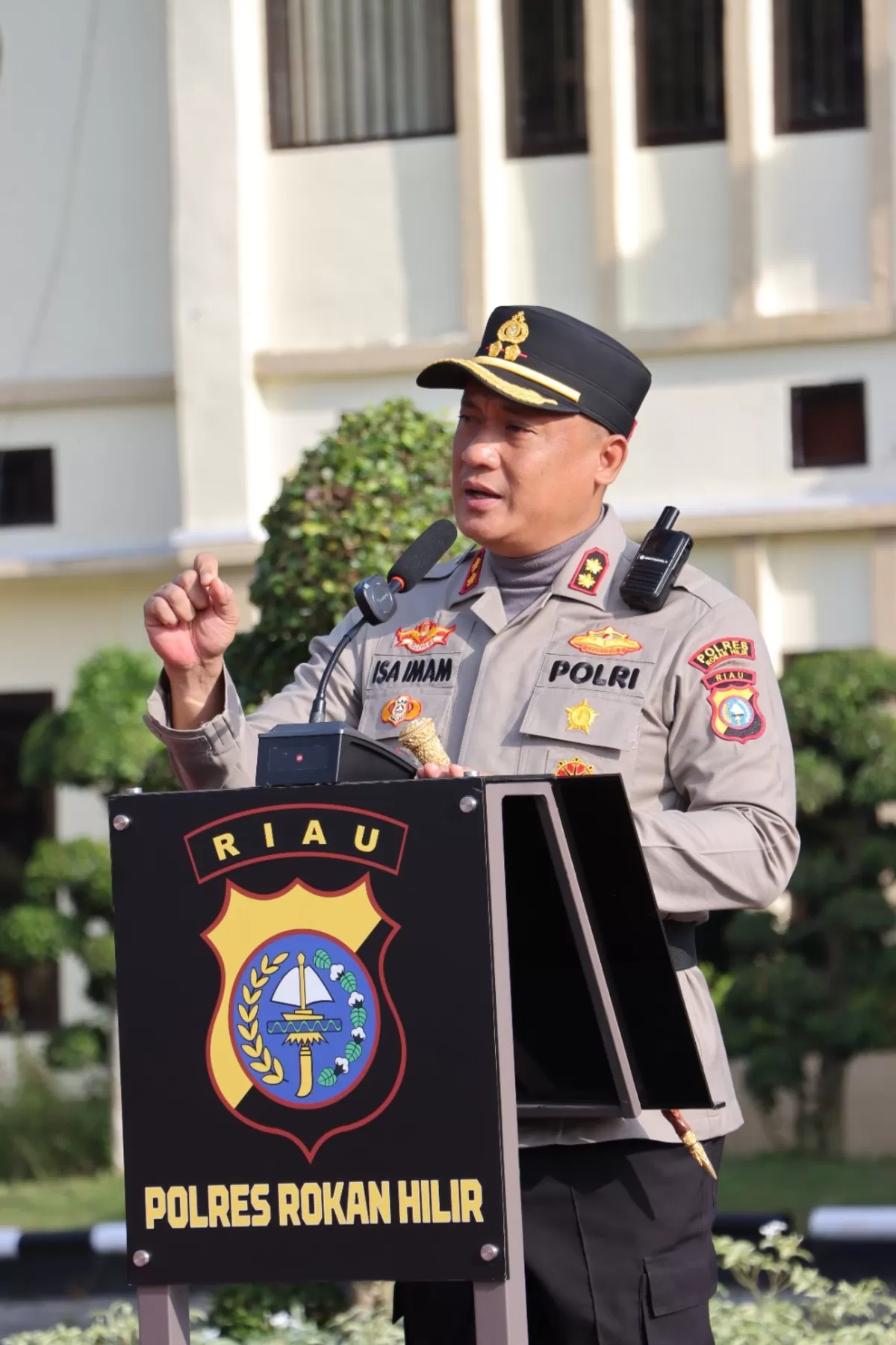Kapolres Rohil, AKBP Isa Imam Syahroni.