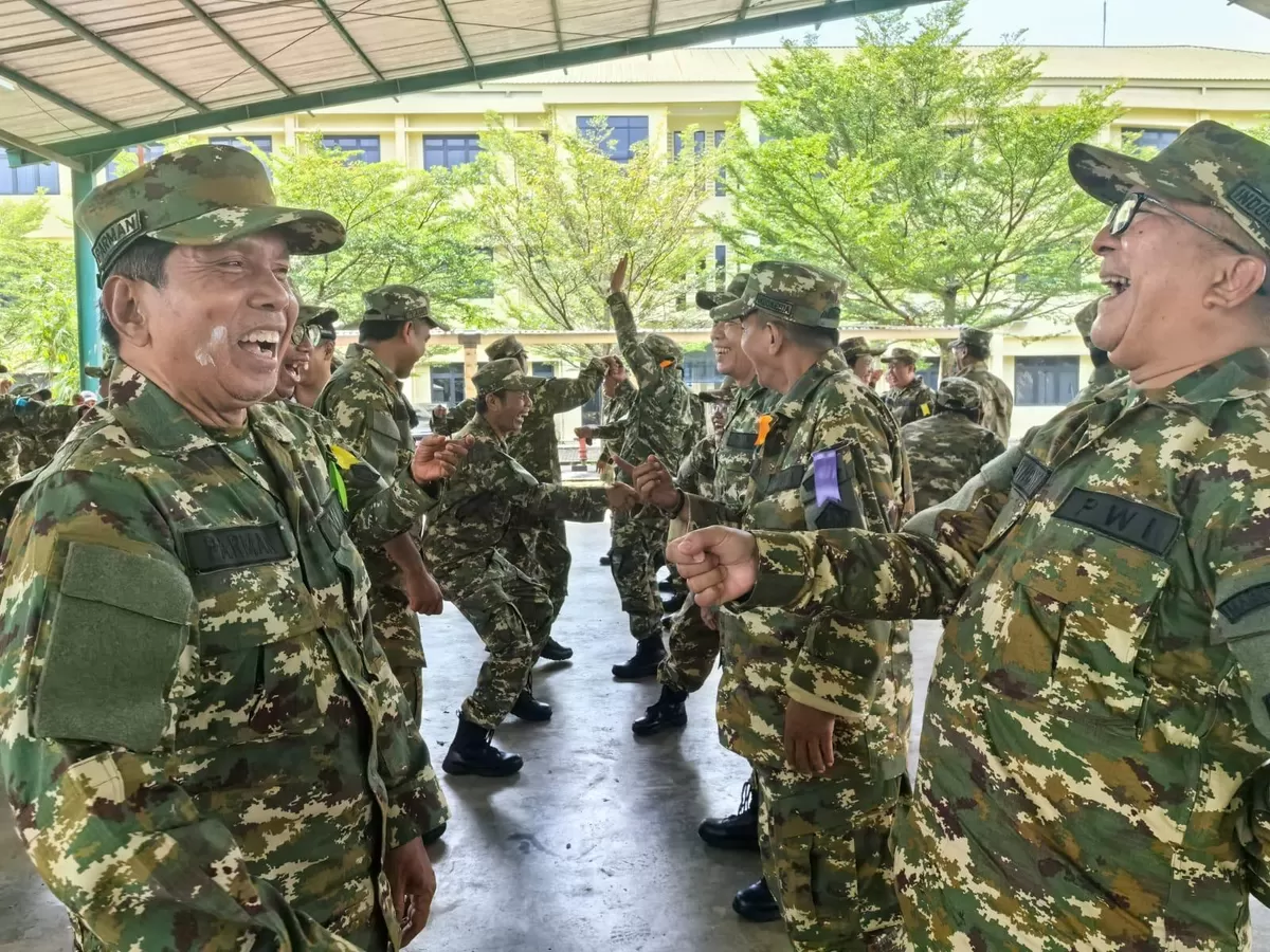 Retret PWI Tahun 2026 di Pusat Kompetensi Bela Negara, Desa Cibodas, Kecamatan Rumpin, Kabupaten Bogor, Jawa Barat, Kamis (29/1/2026). (f: Ist)