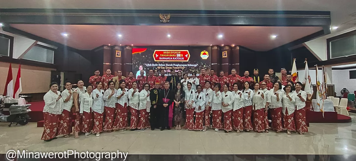 Pengukuhan DPD Kawanua Katolik Jakarta di Gedung Zeni Angkatan Darat, Matraman, Jakarta Timur.  (f: Ist)