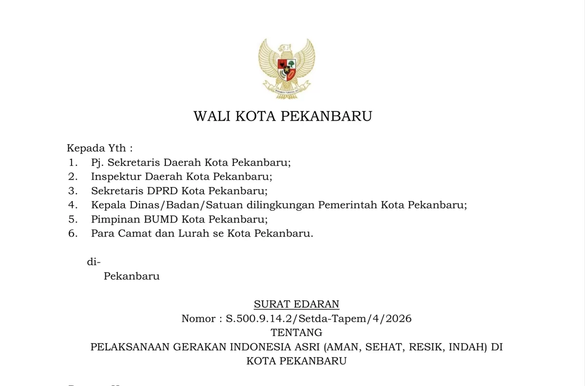 SE Gerakan Indonesia ASRI. (f: Ist)