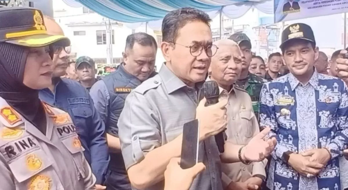 Menteri Perdagangan, Budi Santoso, secara resmi melepas ekspor produk Keripik Pisang Kepok Keling ke Malaysia, pada Jumat, 27 Februari 2026. (f: istimewa)