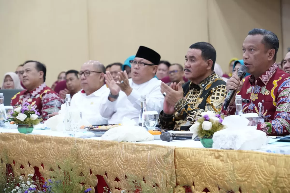 Wali Kota Jakarta Timur, Munjirin memimpin Musrenbang Jaktim 2026, pada Kamis, 2 April 2026. (f: istimewa)