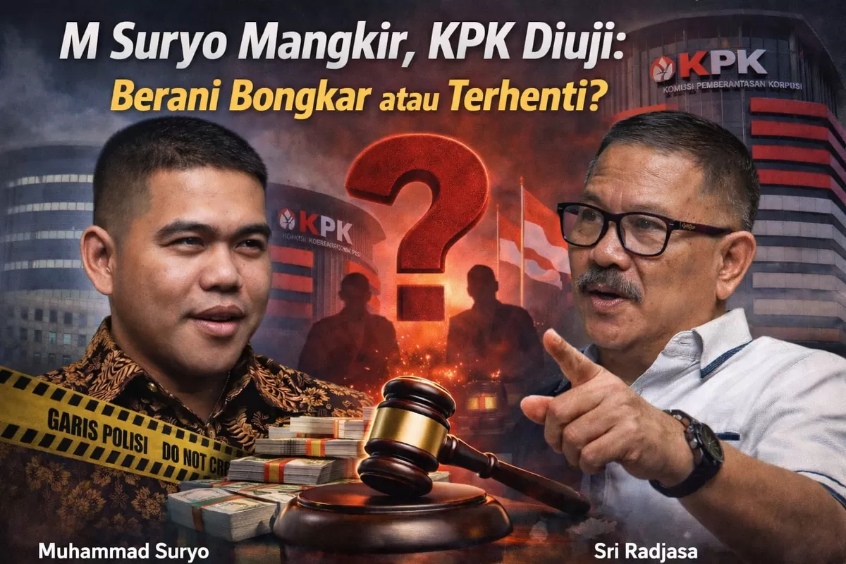 Ilustrasi Muhammad Suryo (kiri) dan Sri Radjasa, pengamat intelijen.