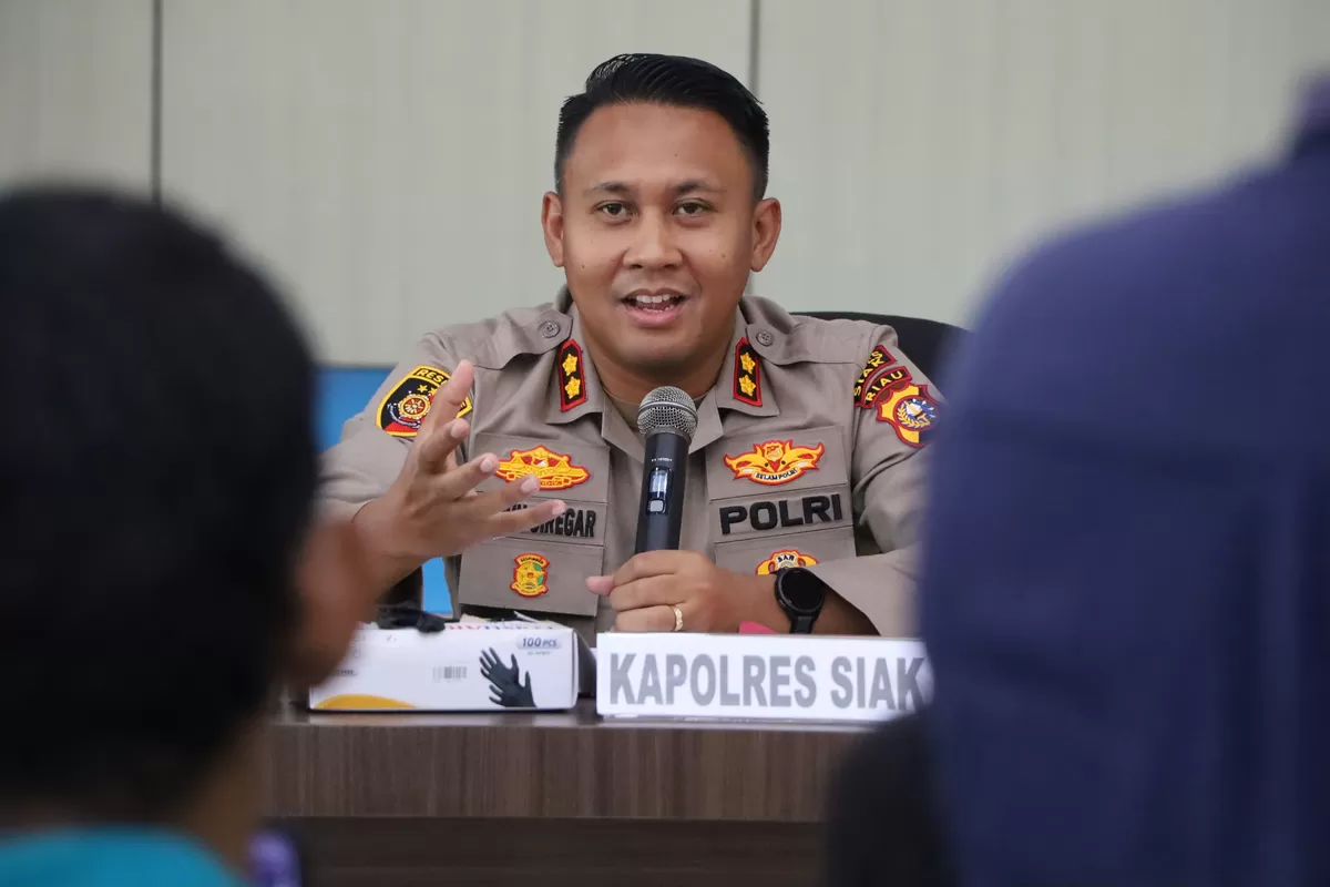 Kapolres Siak, AKBP Sepuh Ade Irsyam Siregar.