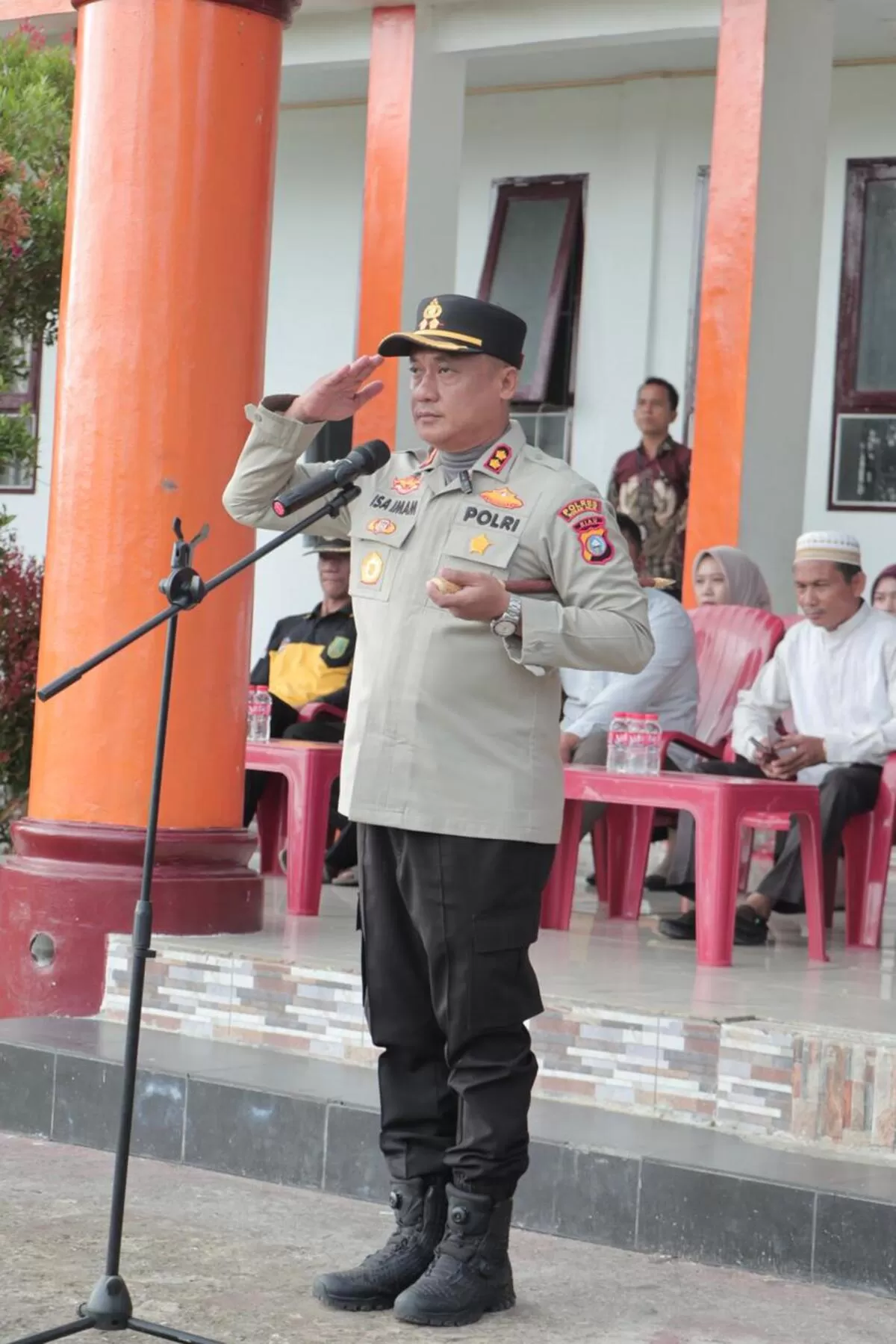 Kapolres Rokan Hilir, AKBP Isa Imam Syahroni.