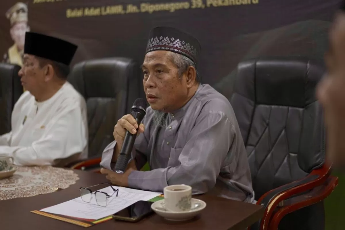 Ketua BPP DIR yang juga Ketum Dewan Pimpinan Harian (DPH) LAMR Provinsi Riau, Datuk Seri Taufik Ikram Jamil. (f: Ist)