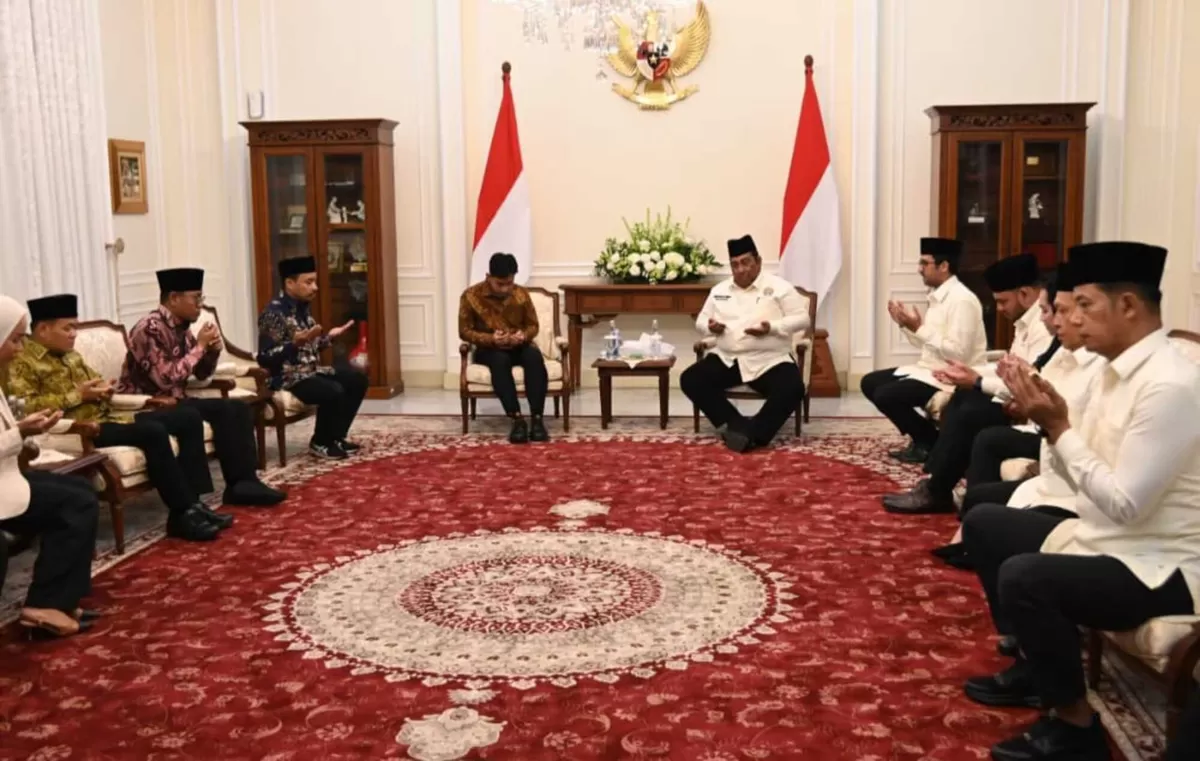 Wapres Gibran saat menerima silaturahmi Pengurus Pemuda Masjid Dunia  (PMD) di Istana Wakil Presiden, Jakarta, Selasa (12/5/2026). (f: Ist)